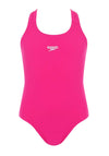 Speedo Girls Essentials Endurance Swimsuit, Pink
