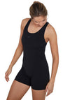 Speedo Eco Endurance Legsuit Swimsuit, Black