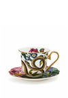 Spode Creatures of Curiosity Dark Floral Teacup & Saucer