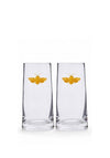 Spode Creatures of Curiosity Highball Glass Tumblers, Set of 2