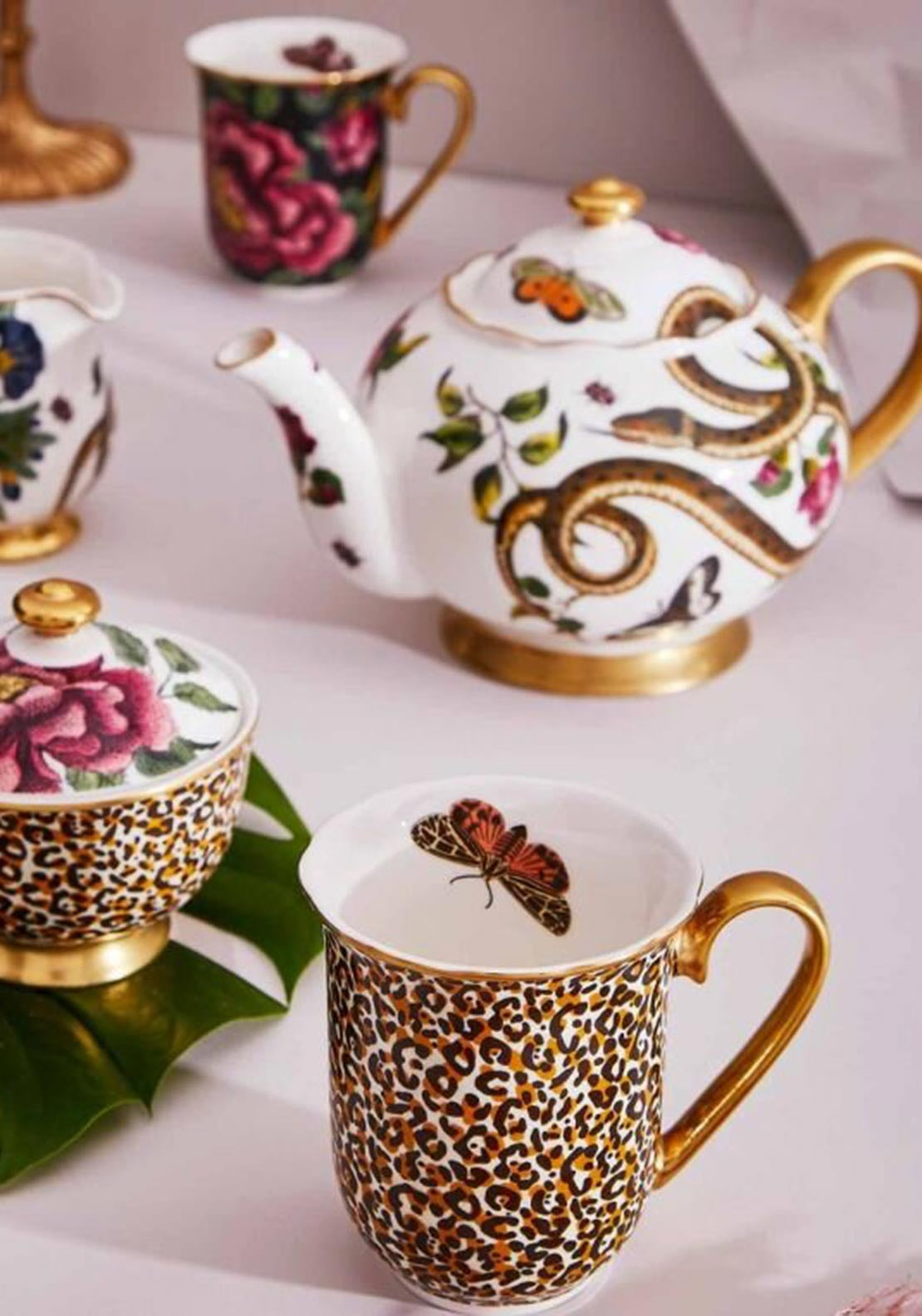 Spode Creatures of Curiosity Leopard Print Mug