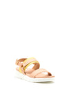 Gordon Jack Contrast Buckle Strap Sandals, Blush