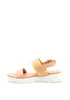 Gordon Jack Contrast Buckle Strap Sandals, Blush