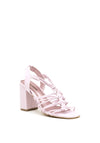 Sprox Strappy Block Heeled Sandals, Lilac