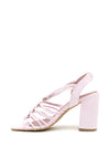 Sprox Strappy Block Heeled Sandals, Lilac