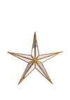 The Home Studio Christmas Mirror Hanging Star, Gold