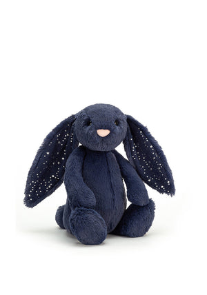Jellycat I am Medium Bashful Stardust Bunny, Navy