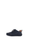 Start Rite Boy Leather Footprint Shoe, Navy