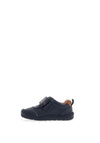 Start Rite Boy Leather Footprint Shoe, Navy