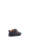 Start Rite Boy Leather Footprint Shoe, Navy