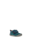 Start Rite Boy Leather Footprint Shoe, Teal