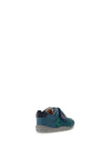 Start Rite Boy Leather Footprint Shoe, Teal