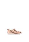 Start Rite Girls Leather Puzzle T-Bar Shoe, Rose Gold