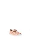 Start Rite Girls Leather Puzzle T-Bar Shoe, Rose Gold