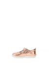 Start Rite Girls Leather Puzzle T-Bar Shoe, Rose Gold