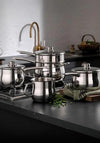 Stellar 1000 5 Piece Deep Saucepan Set