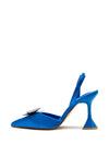 Zen Collection Diamante Butterfly Heeled Shoes, Blue
