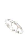 Sterling Silver Baby Hinged Bangle Bracelet, Silver