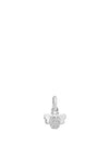 Sterling Silver Collection Bumble Bee Pendant Necklace, Silver