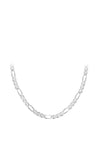 Sterling Silver Figaro Necklace, Silver