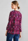 Street One Abstract Graphic Tunic, Tamed Berry