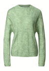 Street One Cable Knit Sweatshirt, Clary Mint