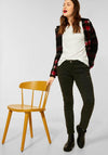Street One Striped Sweater, White