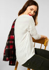 Street One Striped Sweater, White