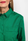 Street One Patch Pocket Shirt, Brisk Green