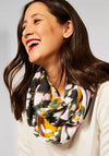 Street One Reversible Abstract Scarf, Yellow Multi