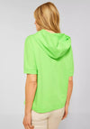 Street One Short Sleeve Hooded T-Shirt, Peppy Green