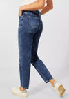 Cecil Jogger Style Jeans, Mid Blue Jeans