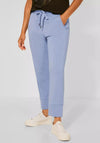 Street One Loose Fit Joggers, Mid Sunny Blue