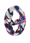 Street One Abstract Loop Scarf, Blue Multi