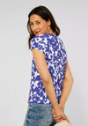 Street One Flower Print Crash Shirt