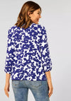 Street One Floral Tunic Top, Intense Blue