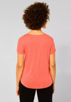 Street One V Neck T-Shirt, Sunset Coral