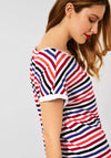 Street One Multi Colour Stripe T-Shirt, Multi