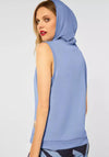 Street One Sleeveless Sweat Hoodie, Light Blue