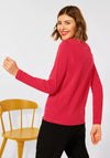 Street One Boat Neckline Top, Raspberry