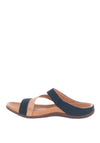 Strive Trio Leather Strappy Sandals, Navy