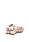 Strive Tropez Leather Metallic Thong Sandals, Gold