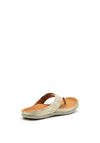 Strive Maui Leather Slip on Sandals, Gold