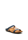 Strive Trio Nubuck Leather Sandals, Navy