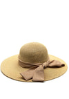 Serafina Collection Bow Sun Hat, Beige