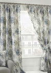 Hickeys Sundour Woodland Blue 66x90 Fully Lined Curtains, Blue Multi