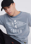 Superdry Copper Label Crew Neck Sweater, Blue
