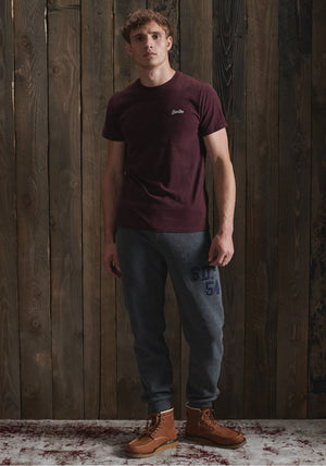 Superdry Vintage Embroidery T-Shirt, Burgundy