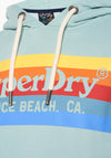 Superdry Vintage Venue Hoodie, Fresh Mint Green