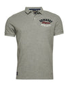 Superdry Vintage Superstate Polo Shirt, Grey Marl